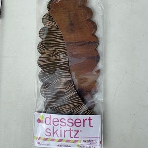Rustic theme cupcake dessert skirts